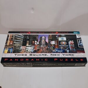 Buffalo Games Panoramic Times Square Puzzle-2006-New York City Landmarks-3 Ft